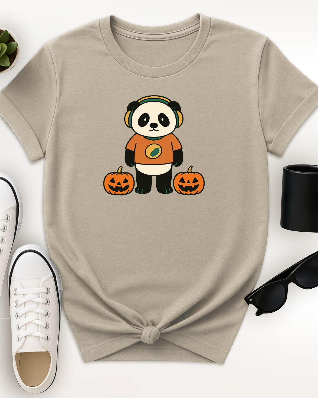 Panda Headphones Halloween