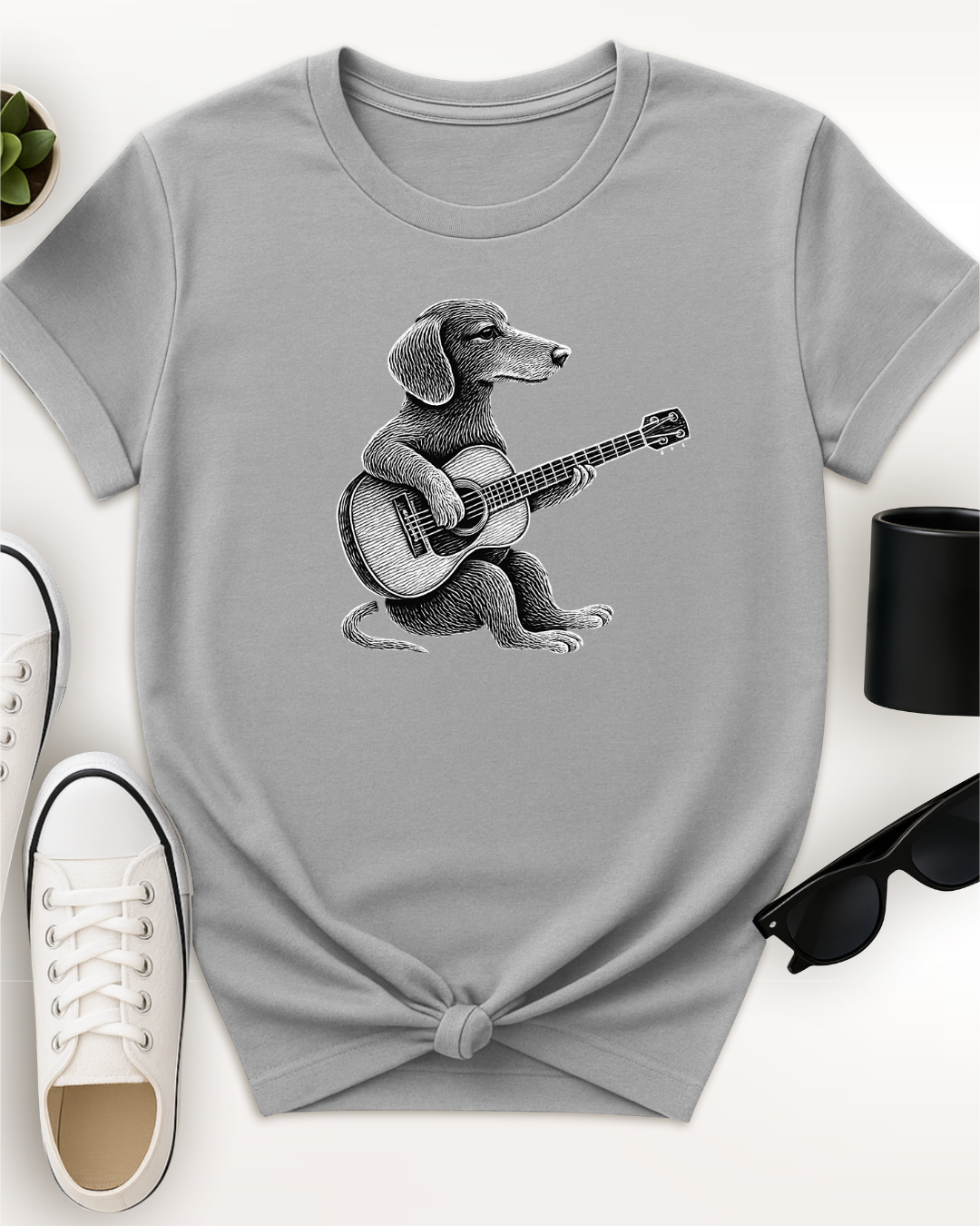 Dog Strumming Guitar