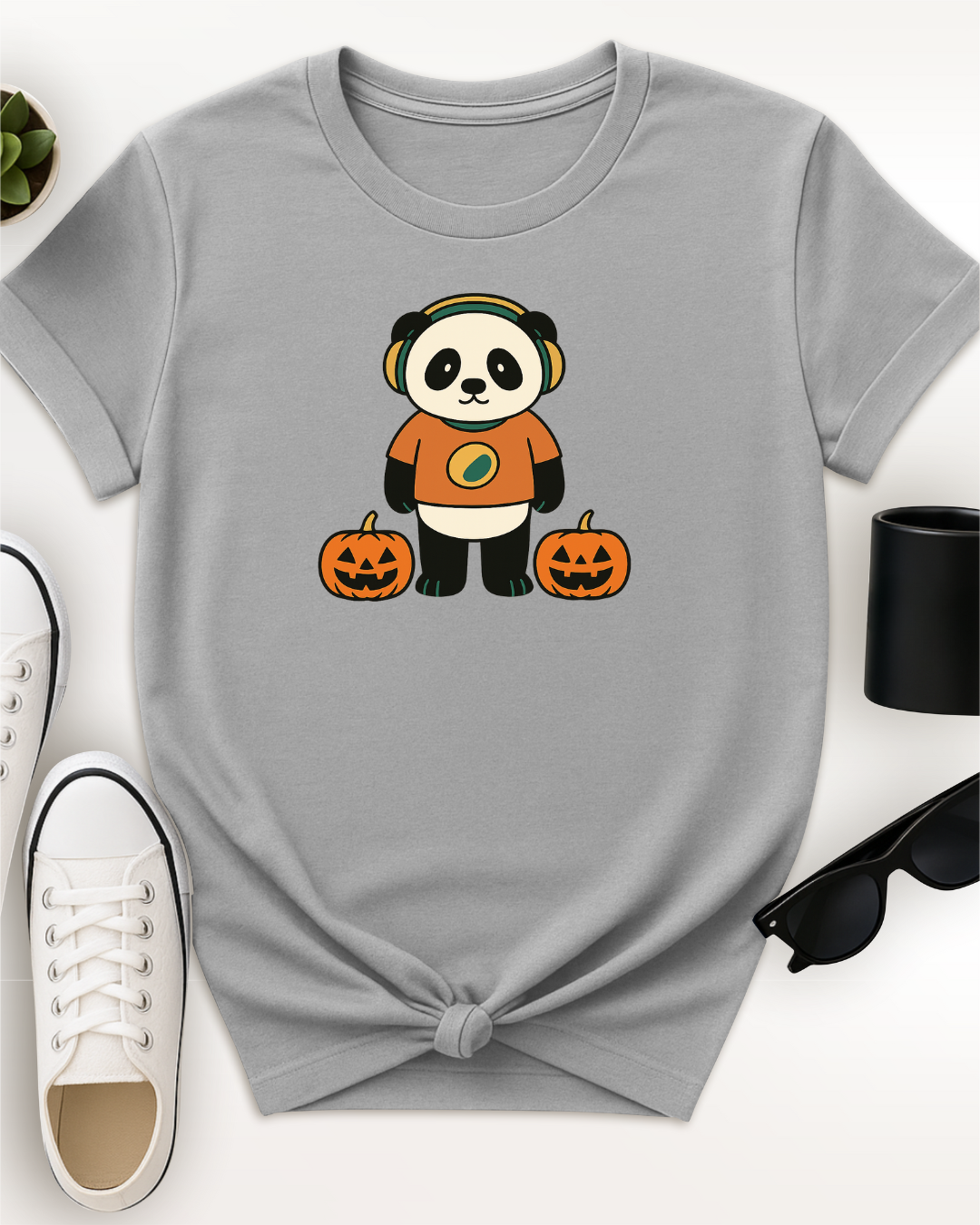 Panda Headphones Halloween