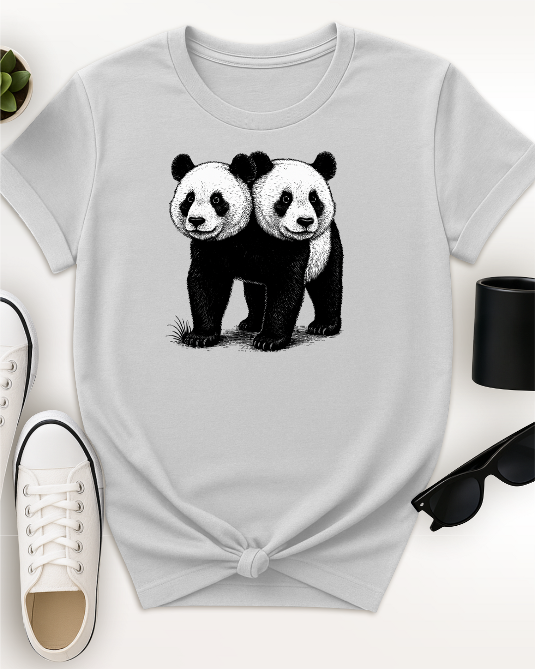 Two Headed Panda