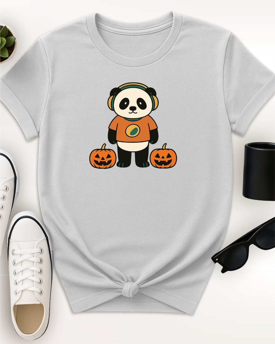 Panda Headphones Halloween