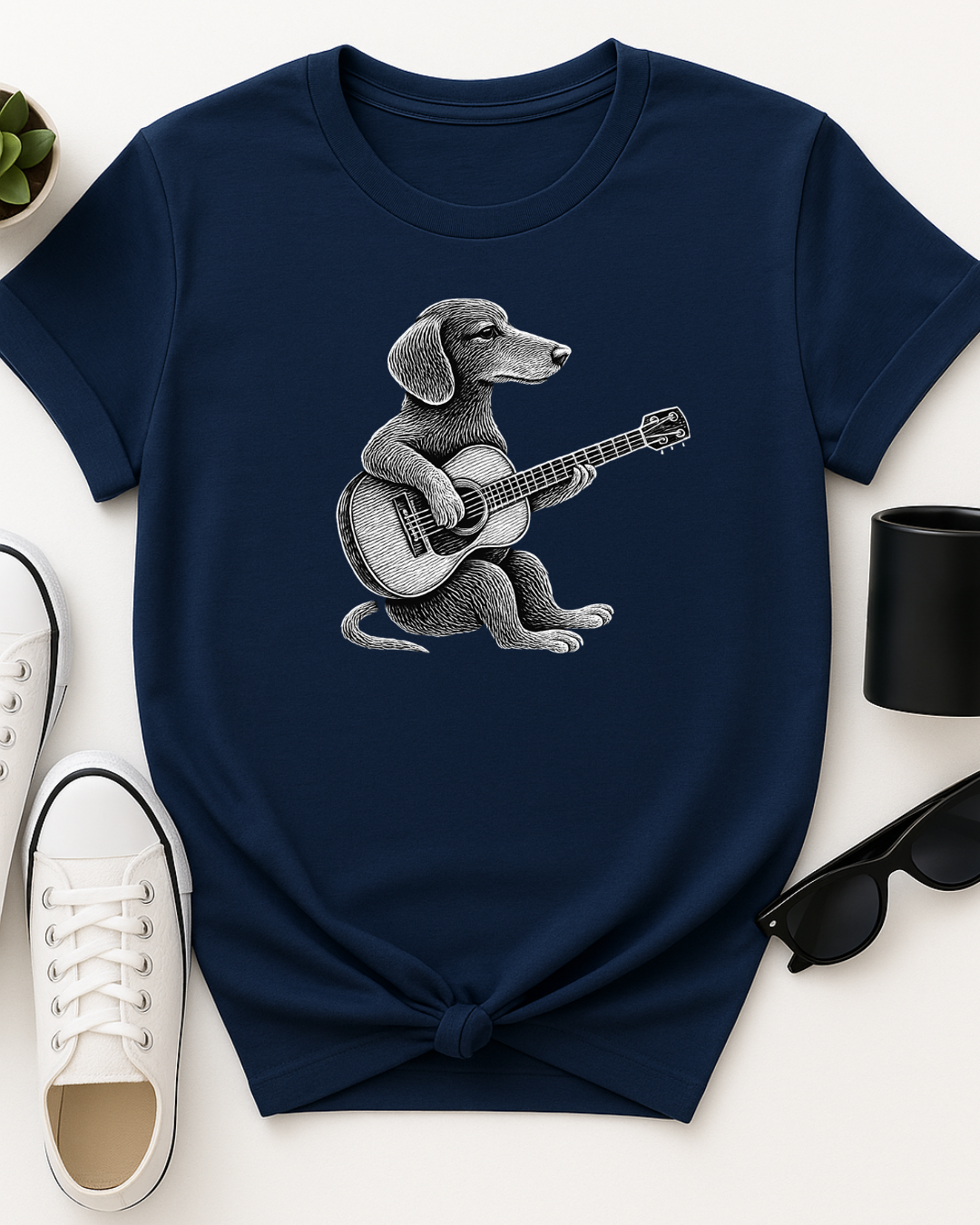 Dog Strumming Guitar