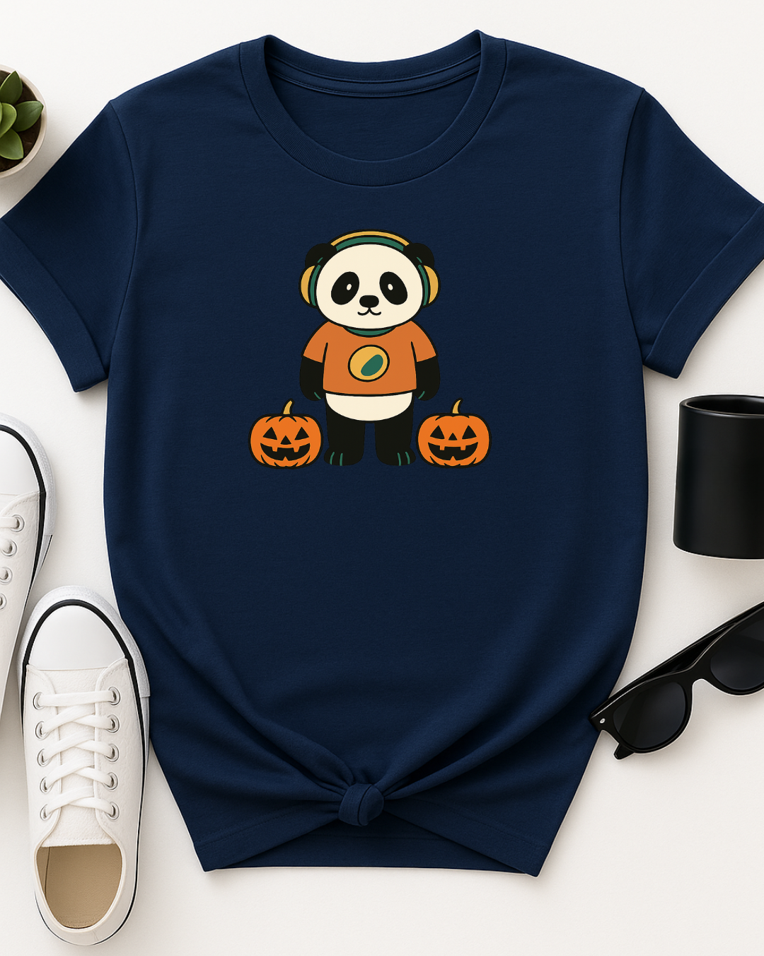 Panda Headphones Halloween