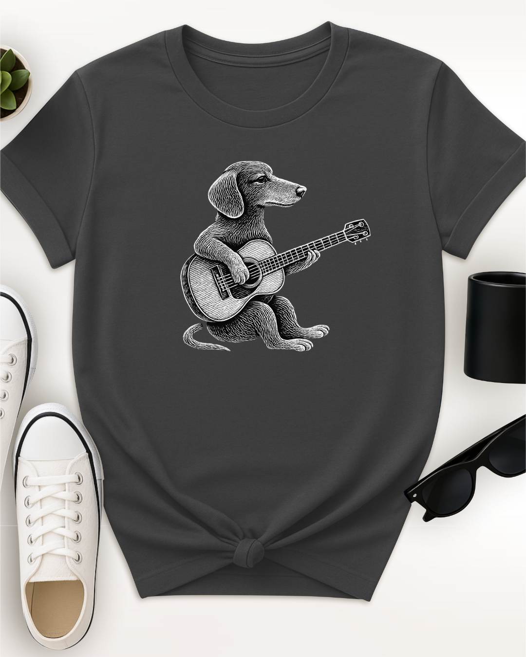 Dog Strumming Guitar