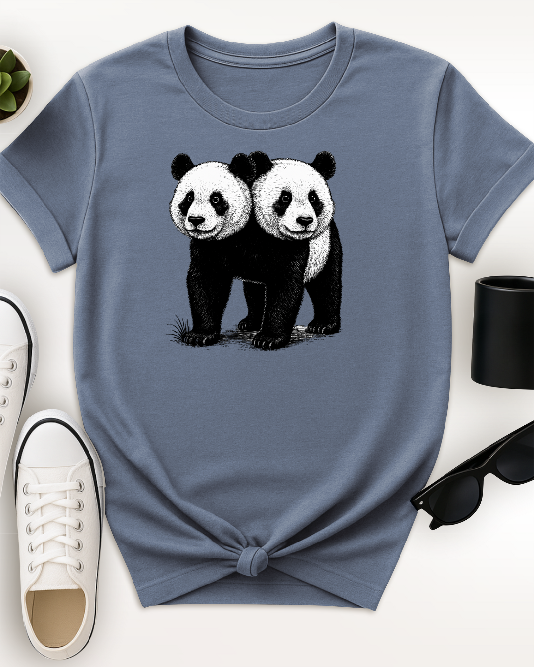 Two Headed Panda