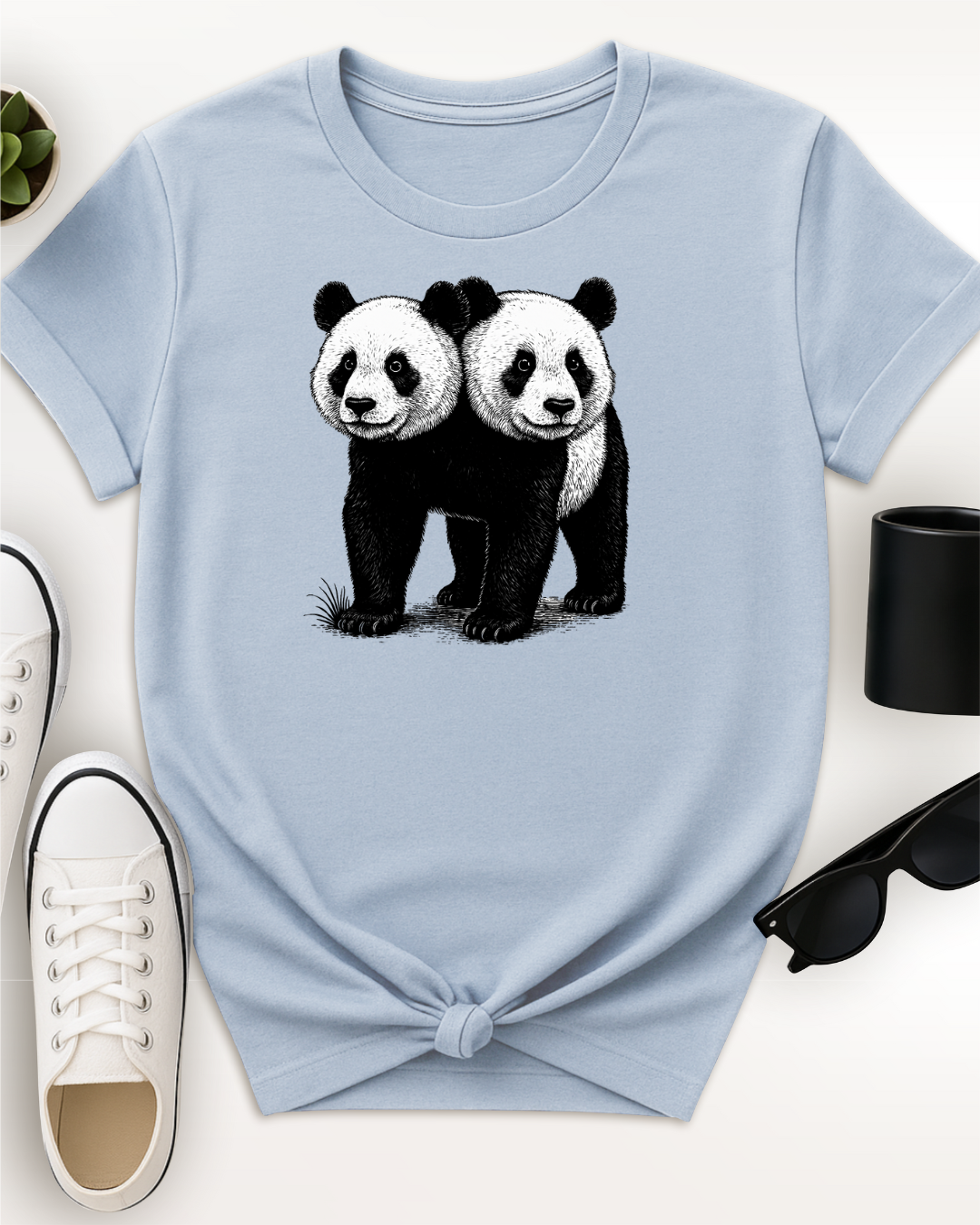 Two Headed Panda
