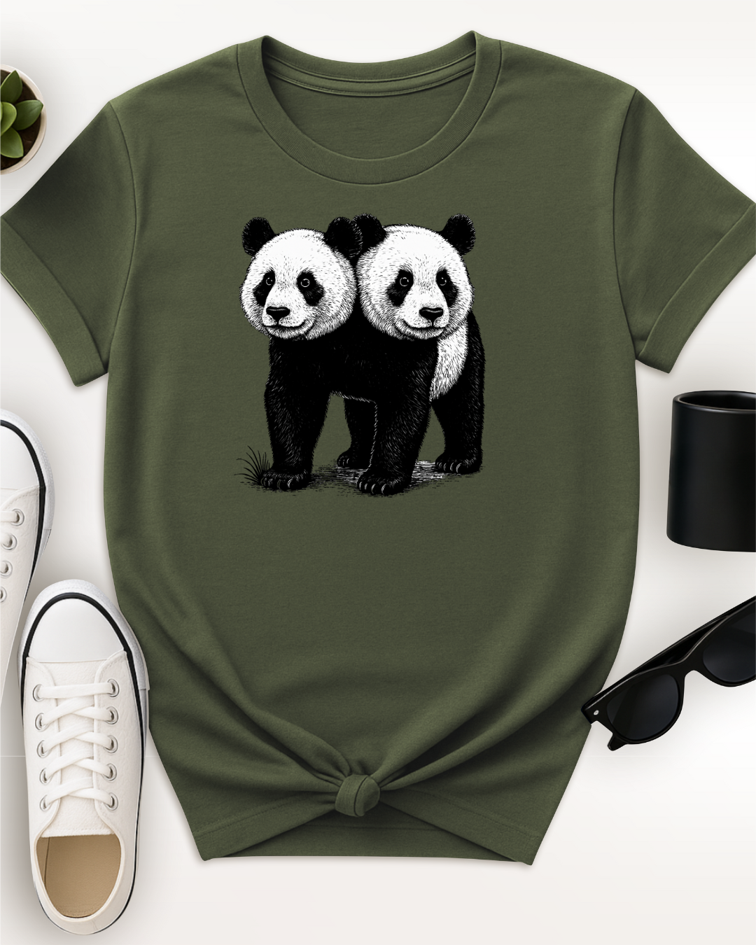 Two Headed Panda