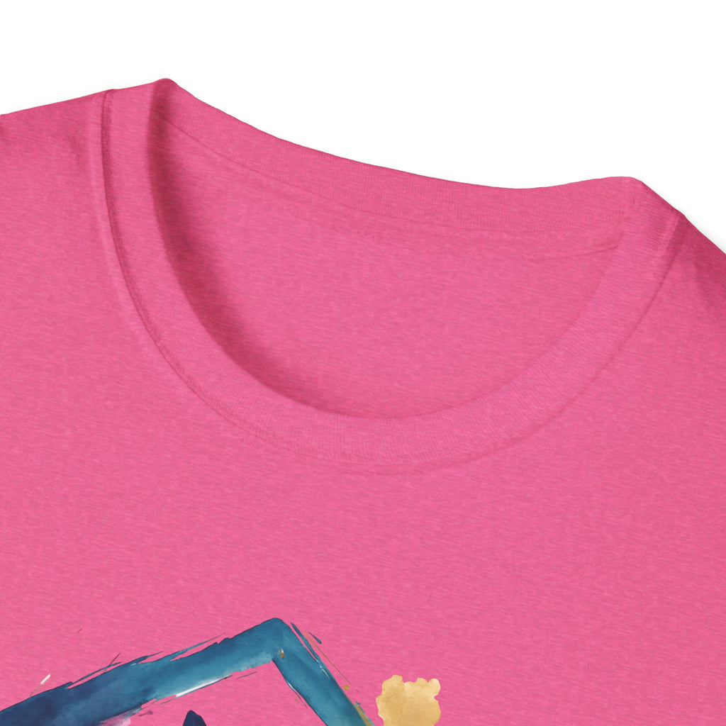 Watercolor Cat Inside House T-Shirt