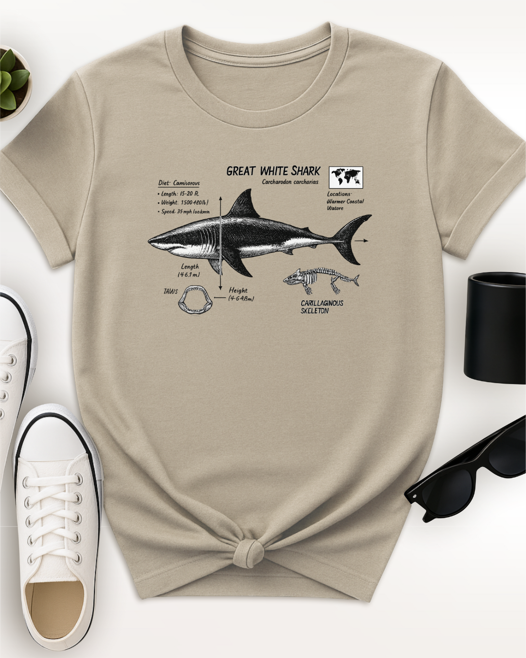 Shark Facts Tee
