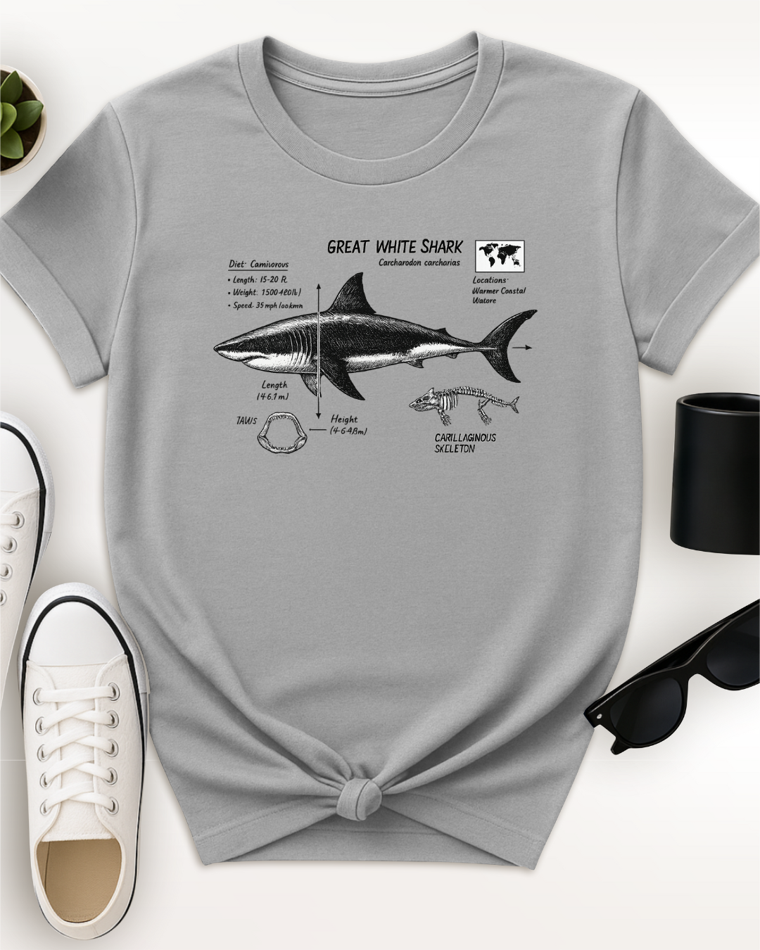 Shark Facts Tee