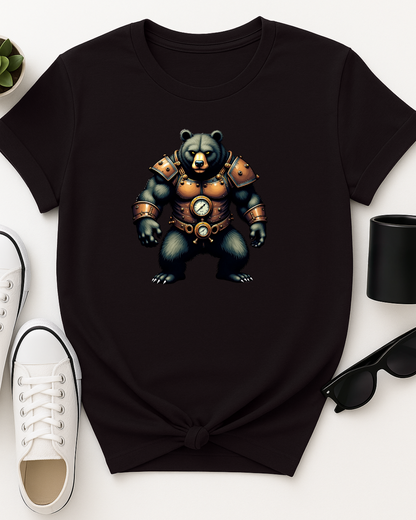 Softstyle T-Shirt - Steam Punk Bear Design