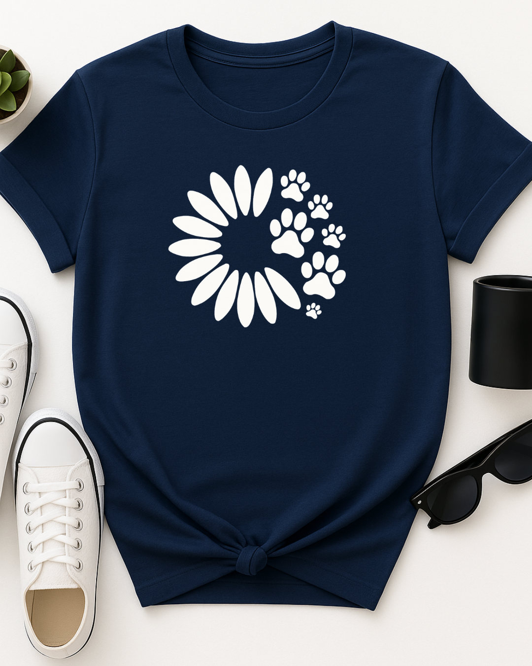 Daisy and Paw Prints