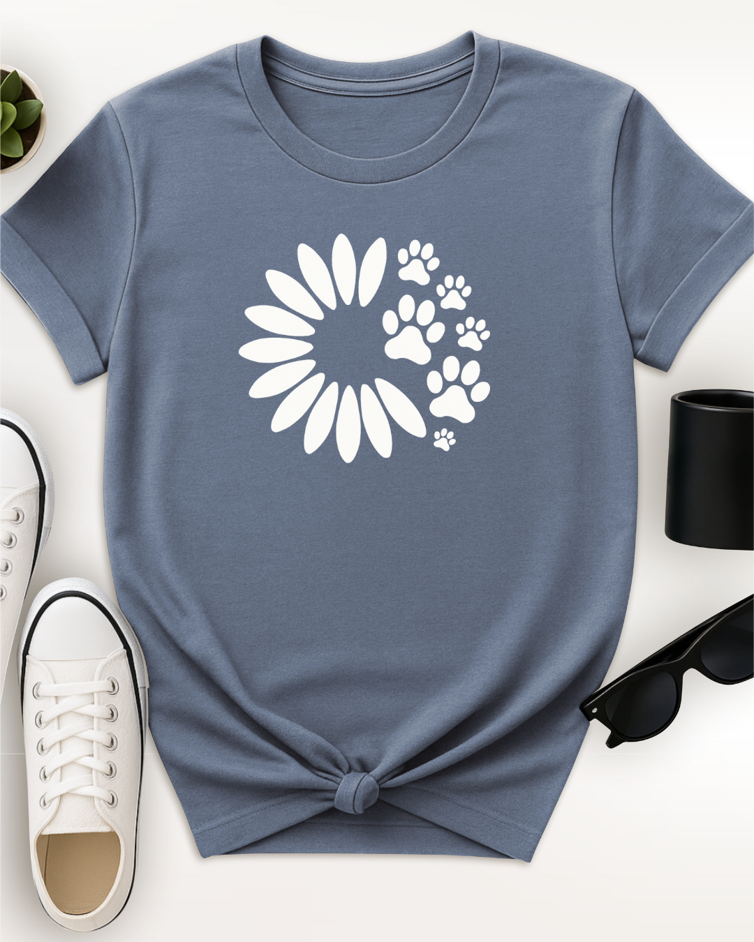 Daisy and Paw Prints