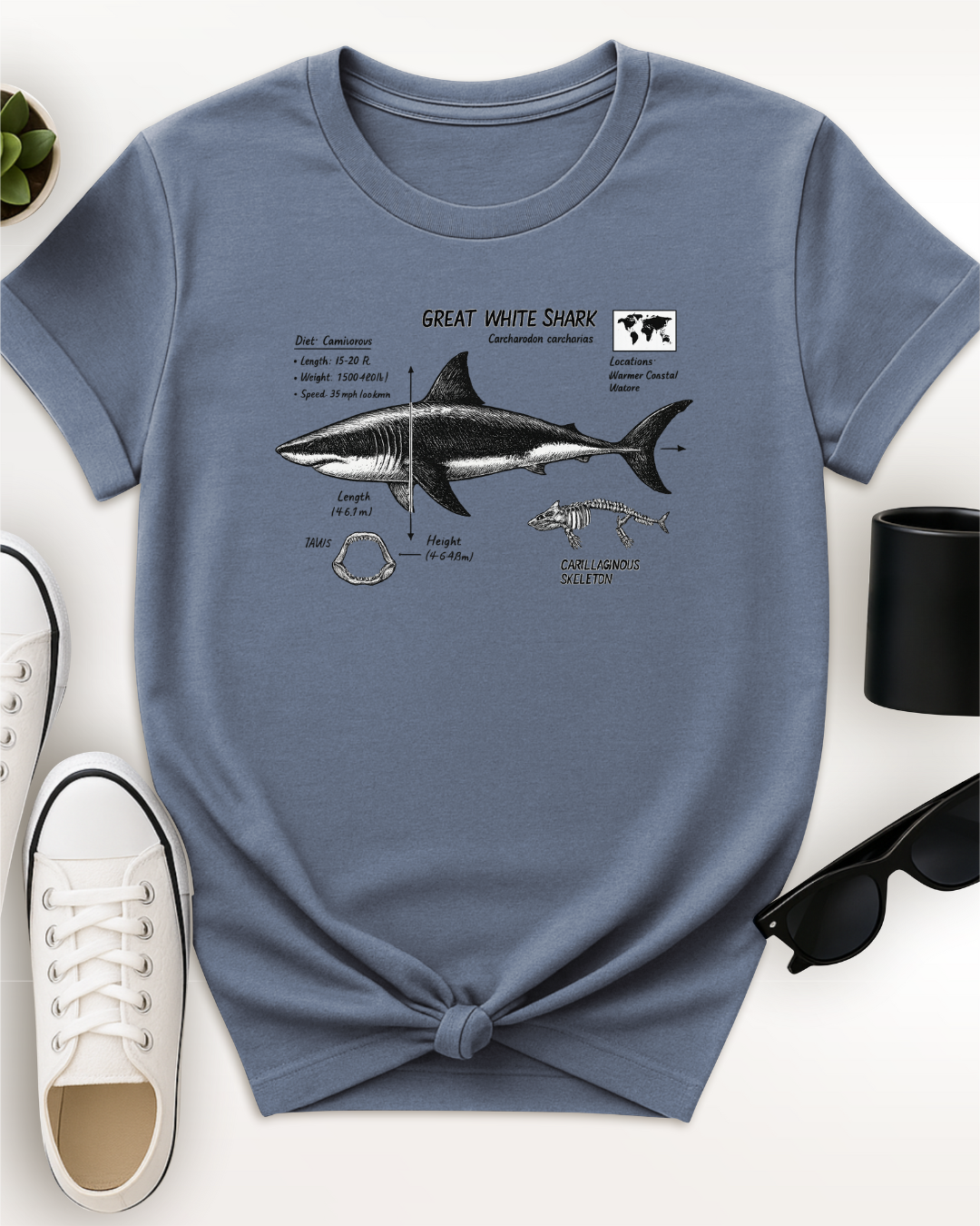 Shark Facts Tee