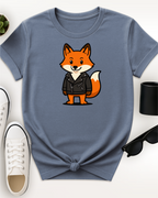Cool Fox Leather Jacket Tee