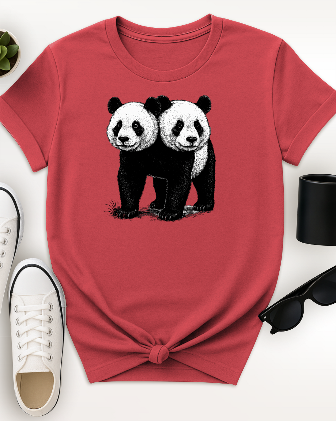 Two Headed Panda
