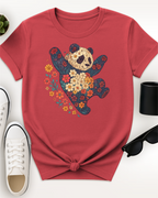 Leaping Floral Panda