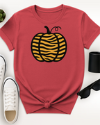 Tiger Print Pumpkin Tee
