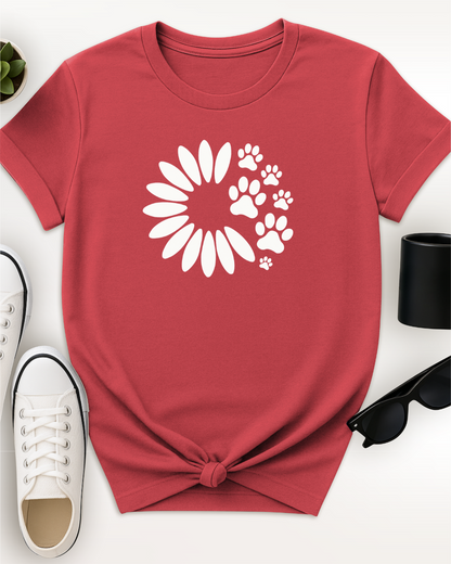 Daisy and Paw Prints