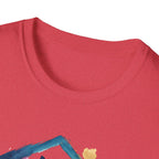 Watercolor Cat Inside House T-Shirt