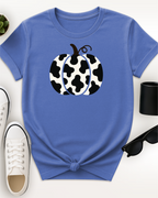Cow Print Pumpkin Tee