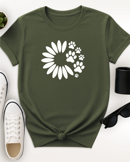 Daisy and Paw Prints