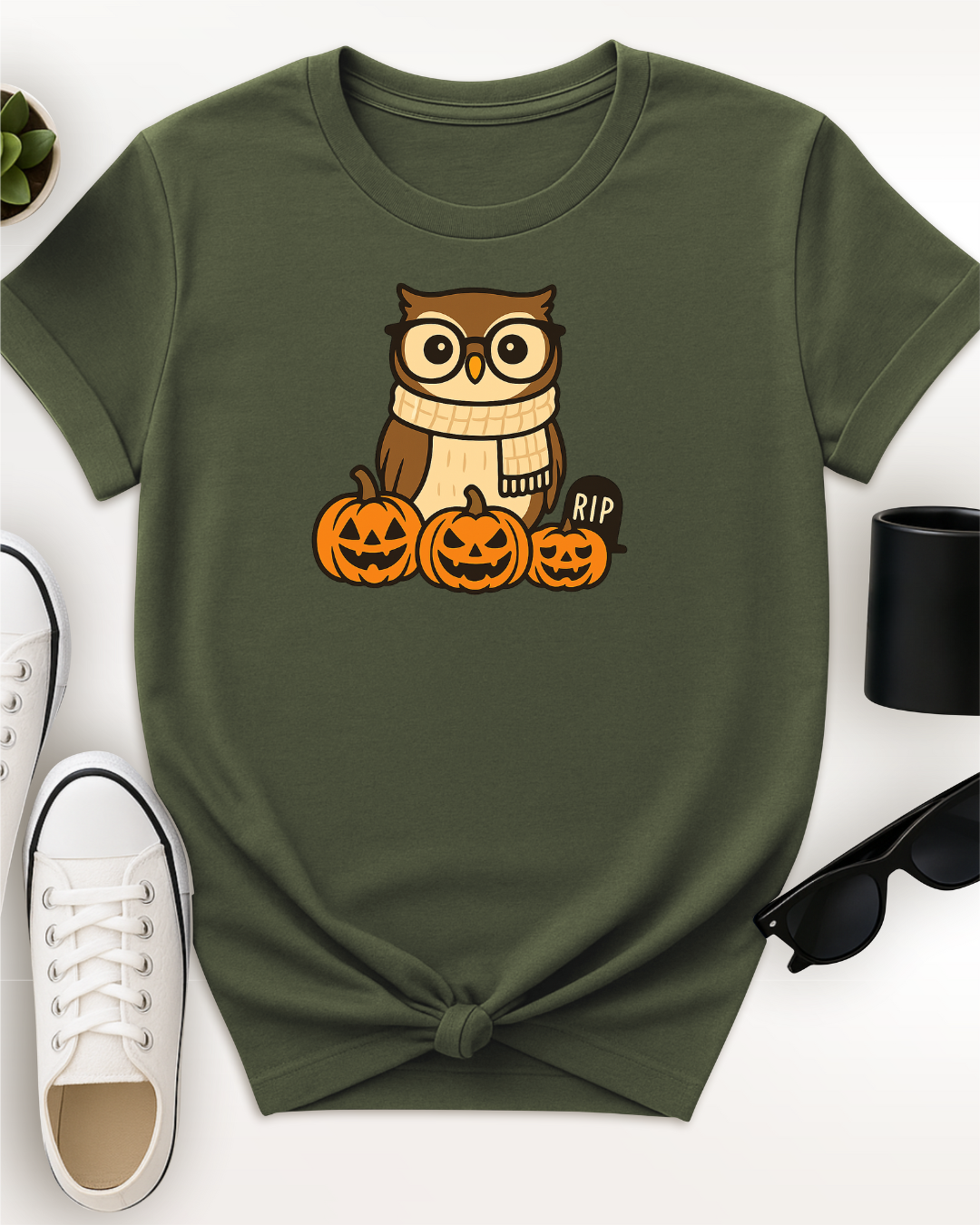 Hipster Owl Halloween