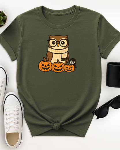 Hipster Owl Halloween