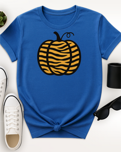 Tiger Print Pumpkin Tee